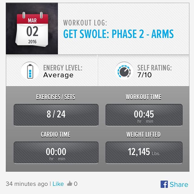 Week 8: Day 3 Workout Done!

#250kchallenge #bodybuildingcom #dymatize #bodybuilding #fitness #lifestyle #motivation #nopainnogain #workout #inspiration #longhardroad #oldman #roadtofitness #musclemotivation #bestself #workinprogress #hardworkpaysoff #MuscleTech #comeonbalboa #gymlife #freeyourmindneo #trainharder #nevergiveup #onedayatatime #dontthinkaboutitdoit #fitforlife #fitmotivation #gohard #keepyourheadup #determination
