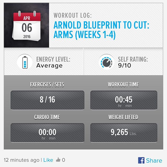 Arm Day! Week 1: Day 3 Workout Done  #bodybuildingcom #dymatize #bodybuilding #fitness #lifestyle #motivation #nopainnogain #workout #inspiration #longhardroad #oldman #roadtofitness #musclemotivation #bestself #workinprogress #hardworkpaysoff #MuscleTech #comeonbalboa #gymlife #freeyourmindneo #trainharder #nevergiveup #onedayatatime #dontthinkaboutitdoit #fitforlife #fitmotivation #gohard #keepyourheadup #determination