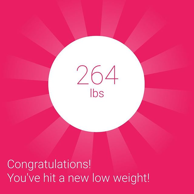 Trucking my way down to my goal weight for now.

263.9 and dropping !!! #workinprogress 