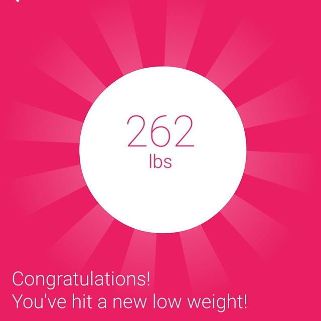 More weight dropping!!! 261.1 and dropping !!! #workinprogress 