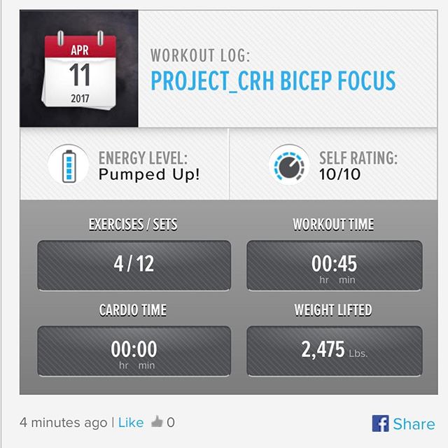 2nd workout of the week. Bicep Focus Session   #workinprogress 
