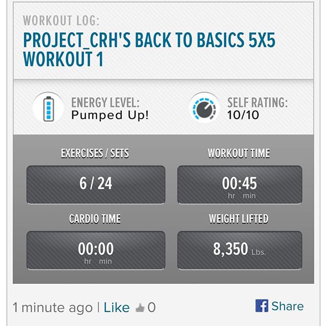Full day of training for my new job & 1st workout of the week are out of the way. Time to sit back relax now! #workinprogress 