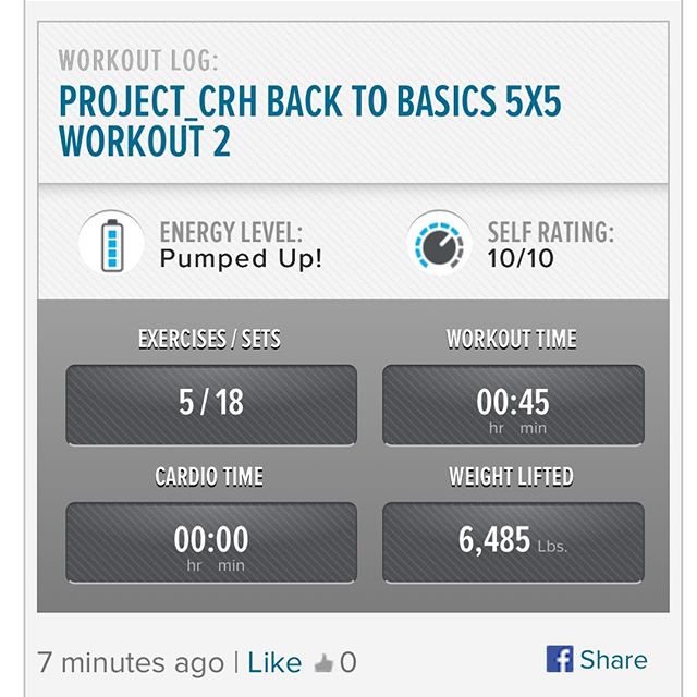 2nd workout of the week is done.. On top of working out, my new job has me moving around more and more everyday as I travel around the site on foot to go help people with the computer issues.. I am averaging about 6,000 to 7.000 steps a day without trying. 
#workinprogress  l