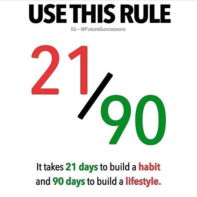 Day 21: Daily Motivation
Today just happens to be the 21st day of my 90 day challenge. I feel that I am on track to stick with this plan for more than 90 days.   #workinprogress 