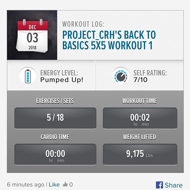 Got my 1st workout of the week knocked out tonight! 
#workinprogress  l