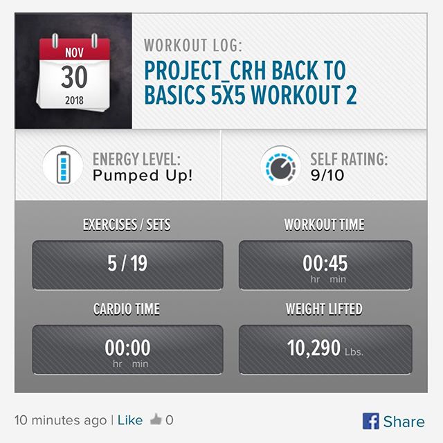 Workout number 3 of the week is in the bag! #workinprogress 