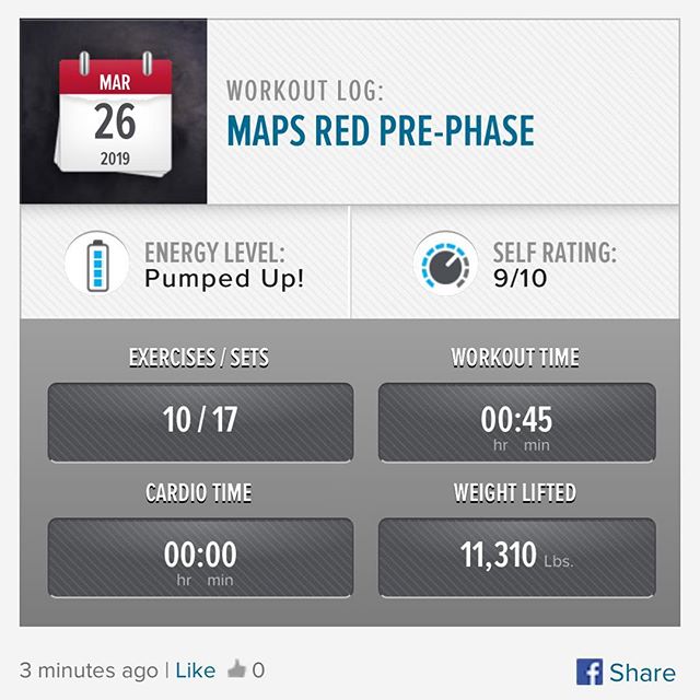 1st Workout of the week is done!! #workinprogress 