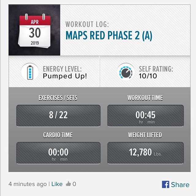 Tuesday Workout is done!! #workinprogress 