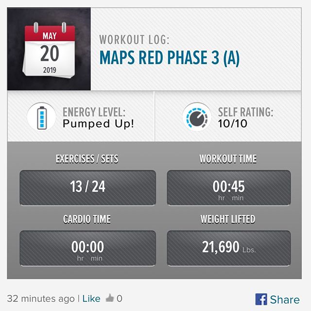Monday Workout is done!! #workinprogress 