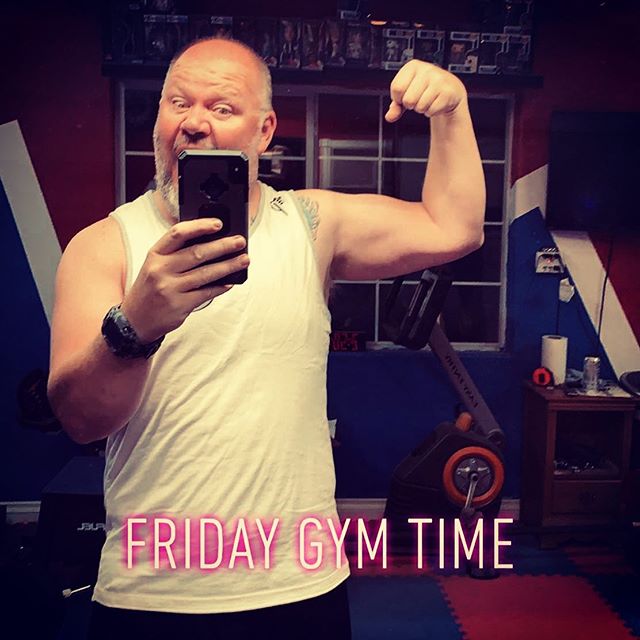 A shot from today’s gym session! #workinprogress 